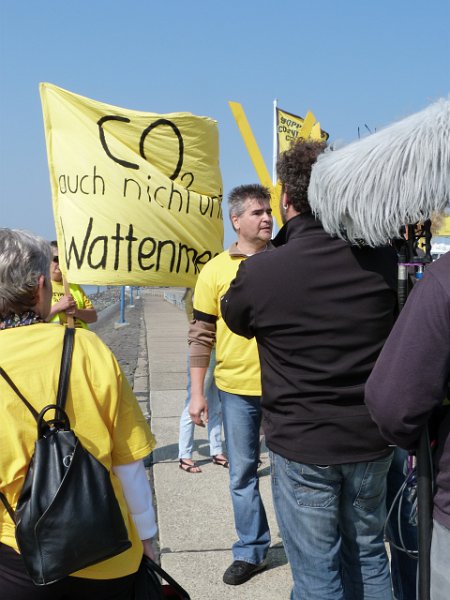 20.April 2011 0073.JPG - Filmaufnahmen des NDR zum Thema CCS Gesetzentwurf - 20. April 2011 Dagebüll
